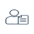 Line icon of a person and document representing personalized tax advice.